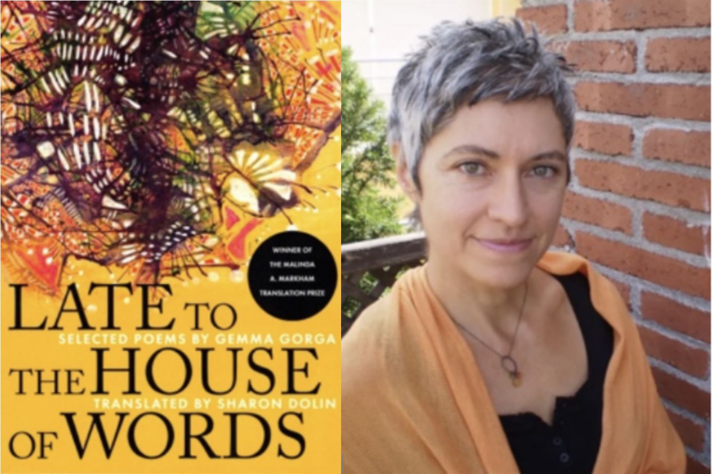 Gemma Gorga has been shortlisted for 'Late to the House of Words' (courtesy of The Griffin Trust For Excellence In Poetry)